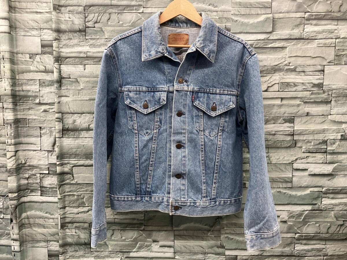 LEVI's/Gジャン(デニムジャケット)/75050-0217/USA製/刻印527/ブルー/サイズ40/リーバイス/通年