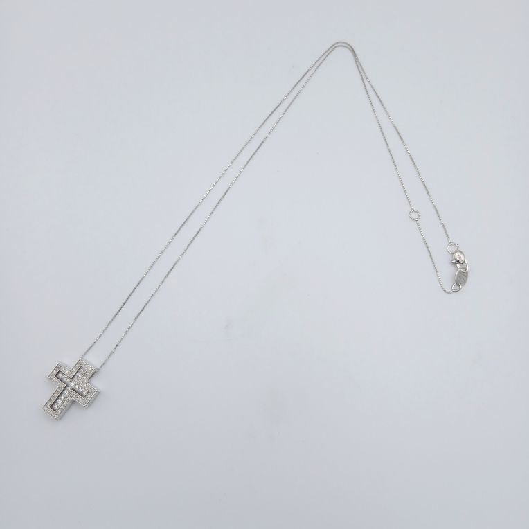 Damiani ダミアーニ ベルエポック ダイヤモンドネックレス XS 750WG ネックレス K18ホワイトゴールド ホワイトゴールド  メンズ【中古】 Damiani ダミアーニ ベルエポック ダイヤモンドネックレス XS 750WG