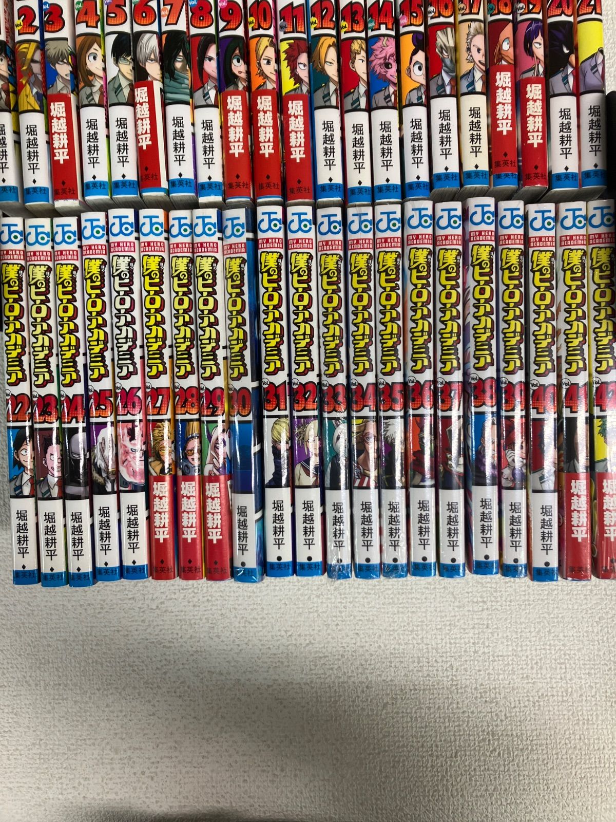 ☆②【未開封あり】 僕のヒーローアカデミア 1～42巻 全巻コミック