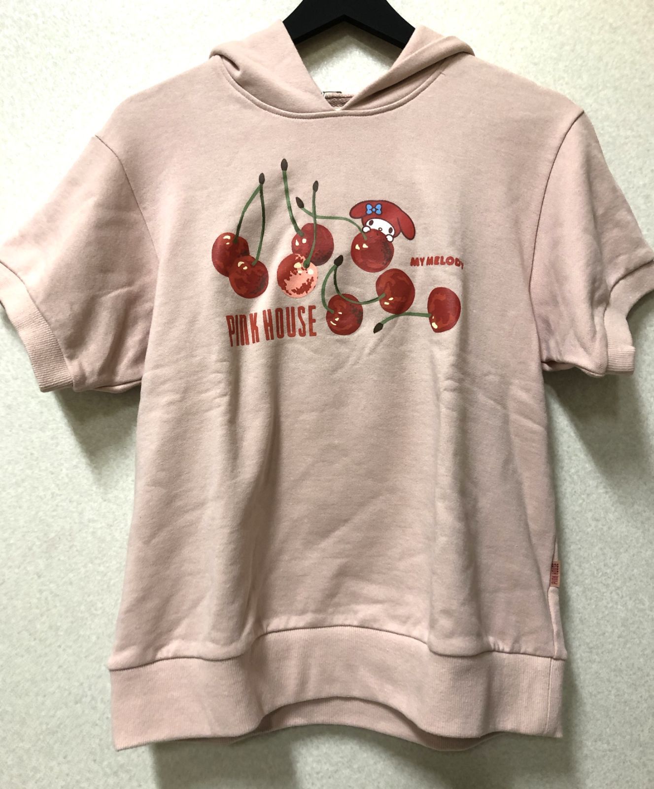 D944 50周年限定 PINK HOUSE ピンクハウス マイメロディ 半袖パーカー タグ付き 266781769 6,460円