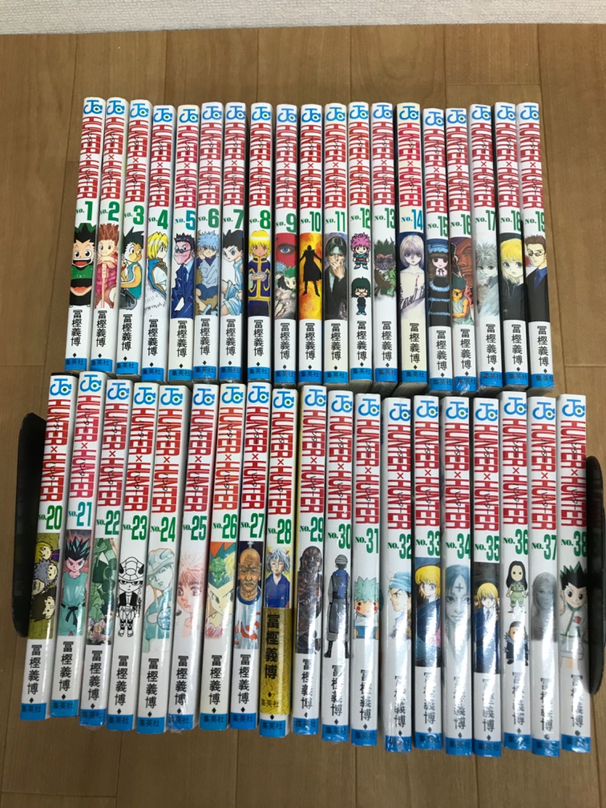 ☆①【未開封半分以上】ハンターハンター HUNTER×HUNTER 1~38巻