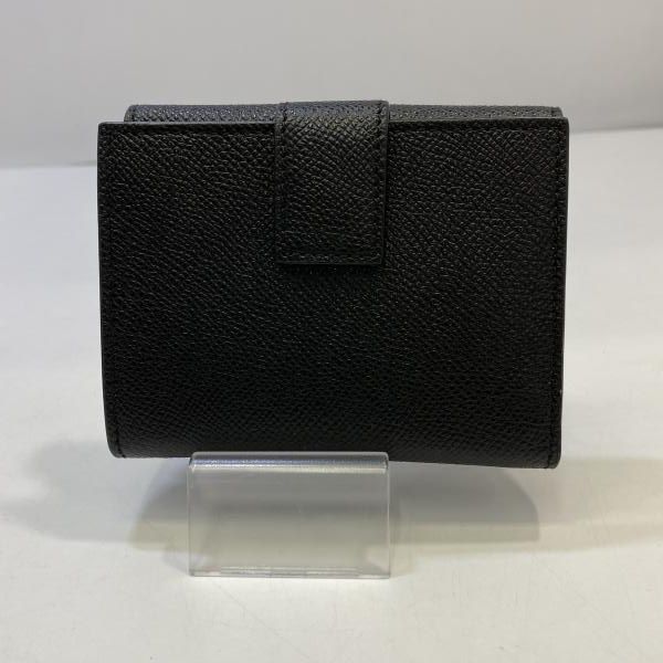 中古】SalvatoreFerragamo ヴァラリボン 二つ折り財布 22A926 ブラック