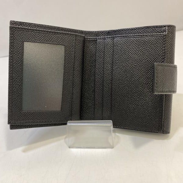 中古】SalvatoreFerragamo ヴァラリボン 二つ折り財布 22A926 ブラック