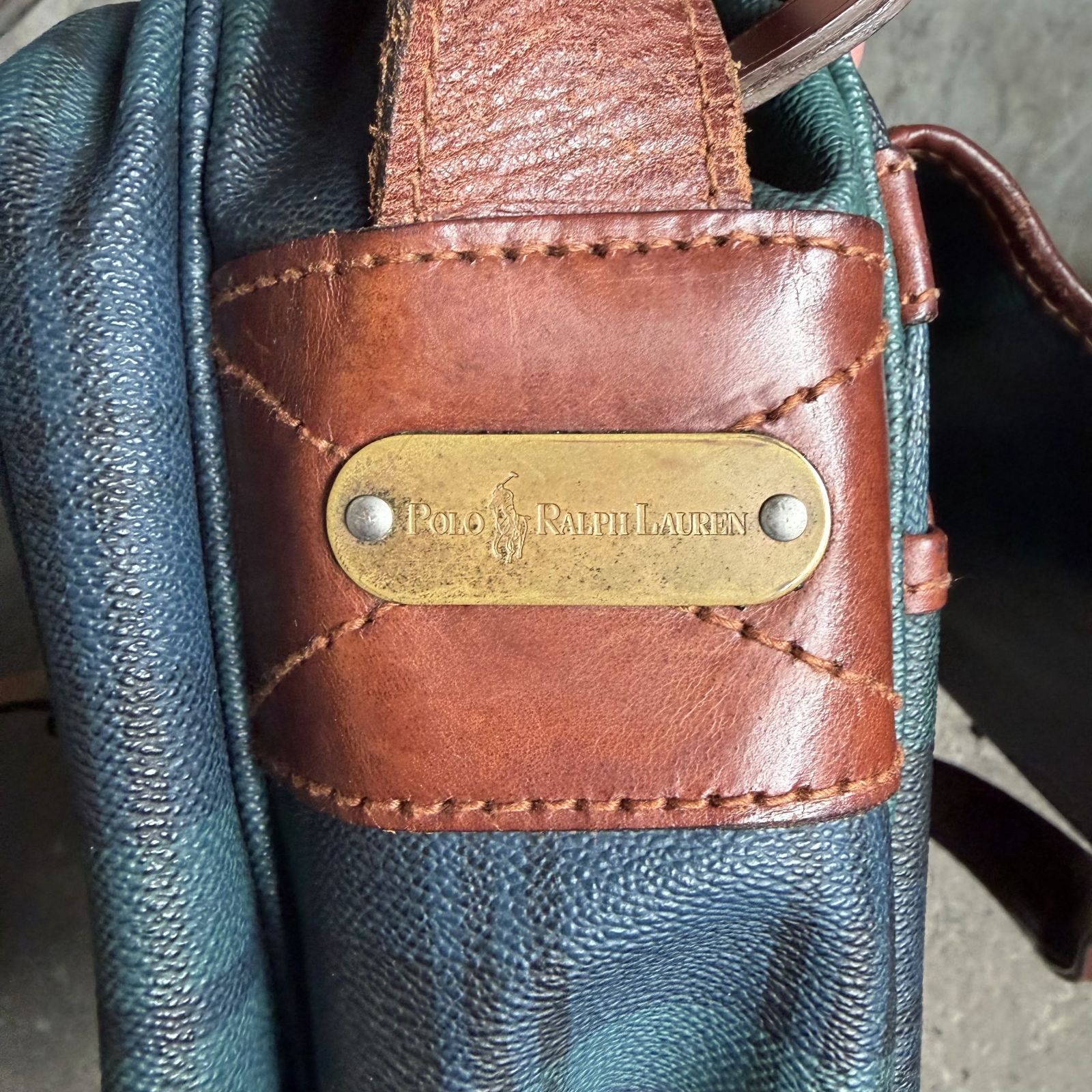 Polo RALPH LAUREN 90s 00s ブラックウォッチ柄 ショルダーバッグ