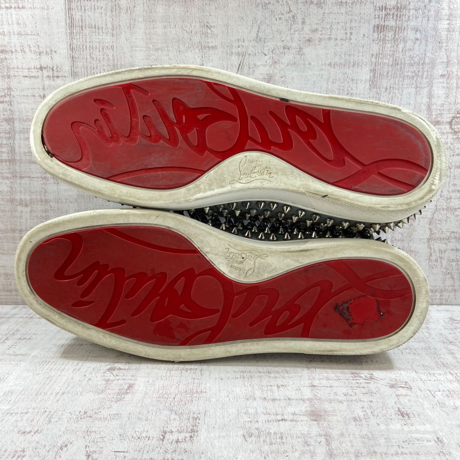 Christian Louboutin ルブタン スパイクスタッズ スニーカー 40 25.0cm