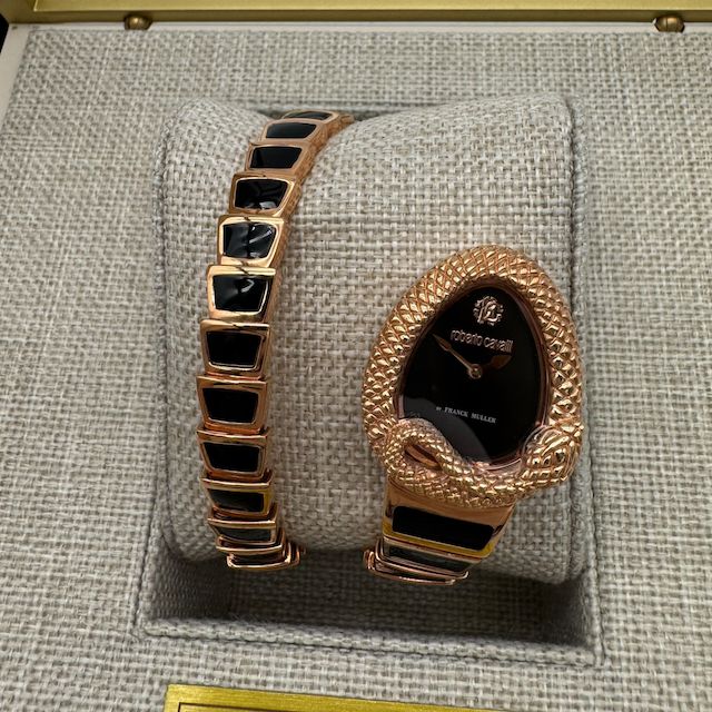 美品 roberto cavalli BY FRANCK MULLER ロベルトカヴァリ フランク 