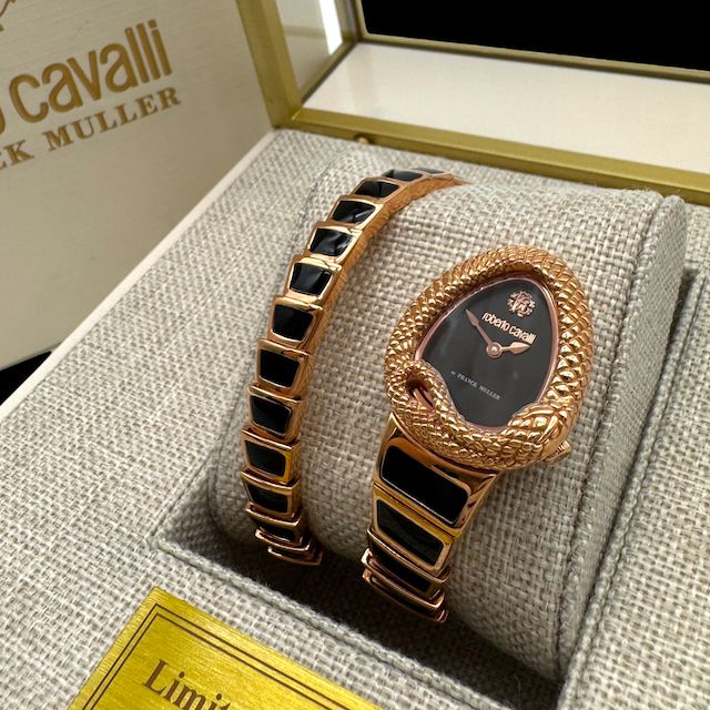 美品 roberto cavalli BY FRANCK MULLER ロベルトカヴァリ フランク