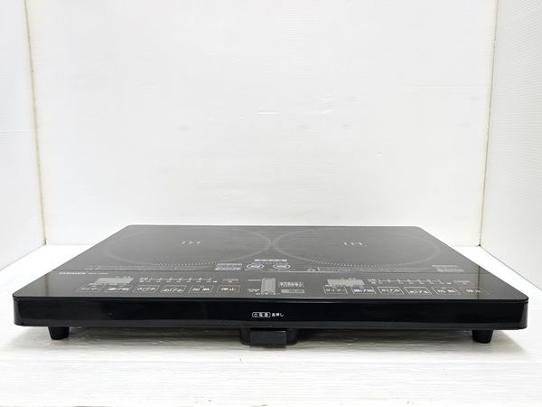 【中古品】 山善 ヤマゼン YAMAZEN 2口IH調理器 クッキングヒーター YEH-1456 2020年製 ブラック ○YR-20263○ 【中古品】 山善 ヤマゼン YAMAZEN 2口IH調理器 クッキングヒーター YEH-1456 2020年製 ブラック ○YR-20263○