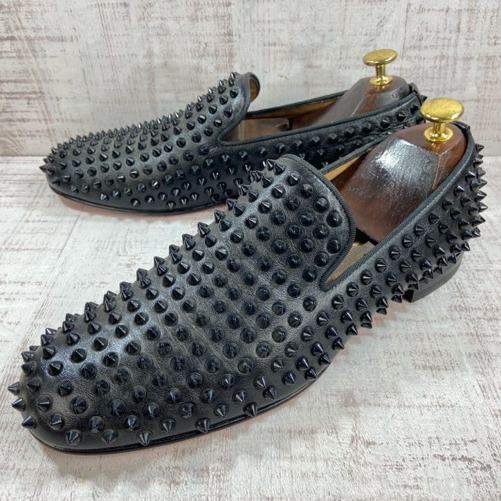 Christian Louboutin ルブタン スパイクスタッズ ローファー 41 約26.5