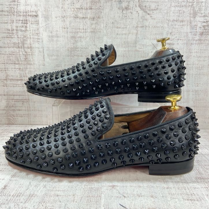 Christian Louboutin ルブタン スパイクスタッズ ローファー 41 約26.5