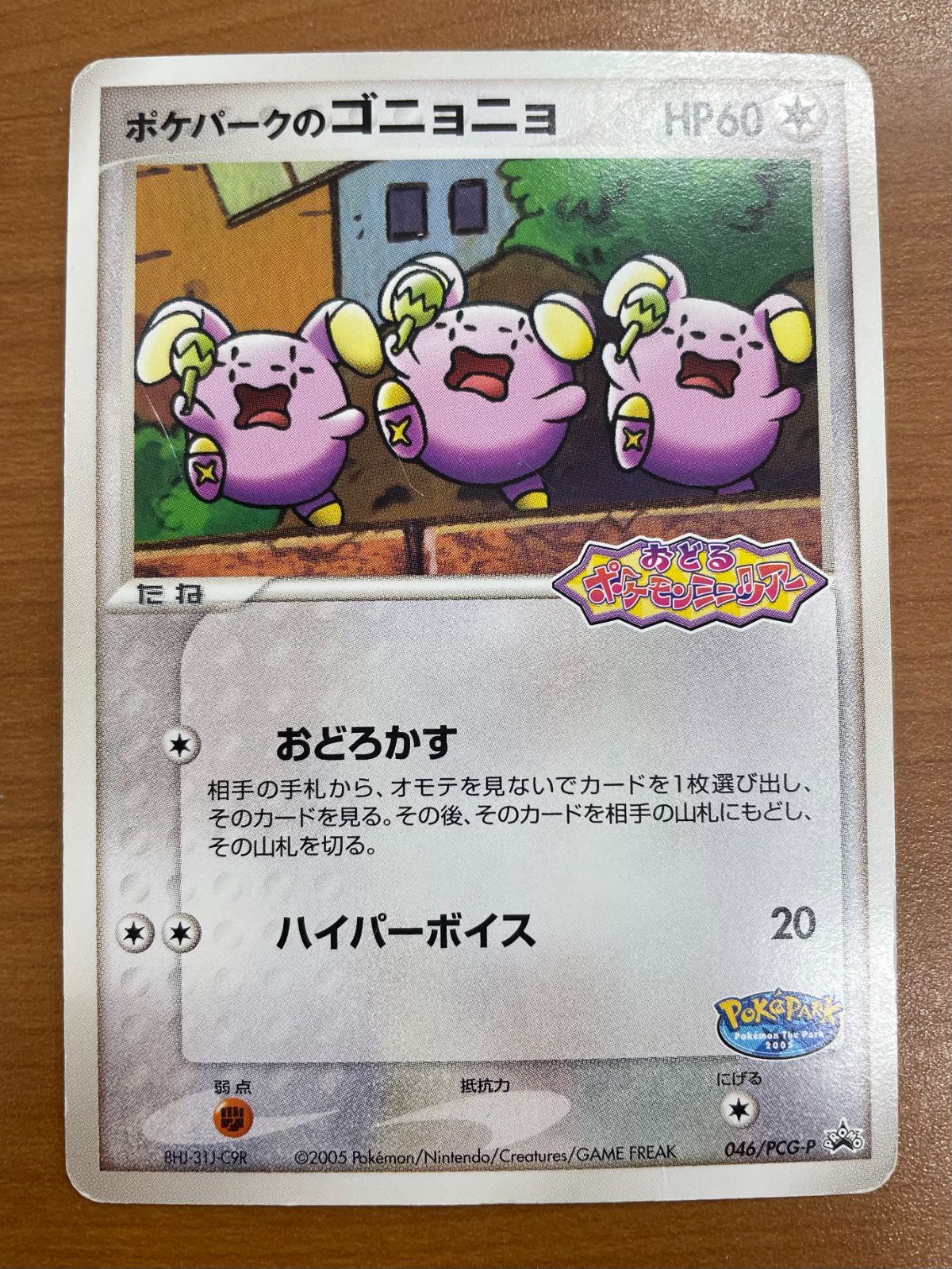 未開封 ポケパークのゴニョニョ046/PCG-P PROMO ポケパーク 状態C ポケパークのゴニョゴニョ 046/PCG-P プロモ PROMO PokePARK