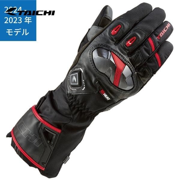 RS TAICHI RSタイチ RST654 e-HEAT アームド グローブ カラー:BLACK/RED サイズ:S
