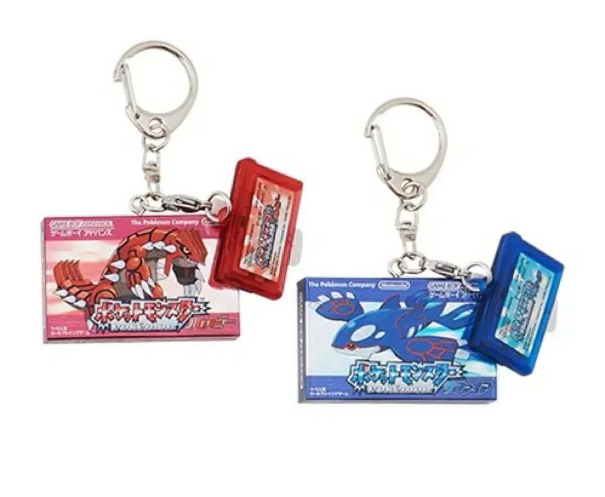 ポケットモンスター 30周年ゲームカード カートリッジ サファイア ルビー キーホルダー ガチャ