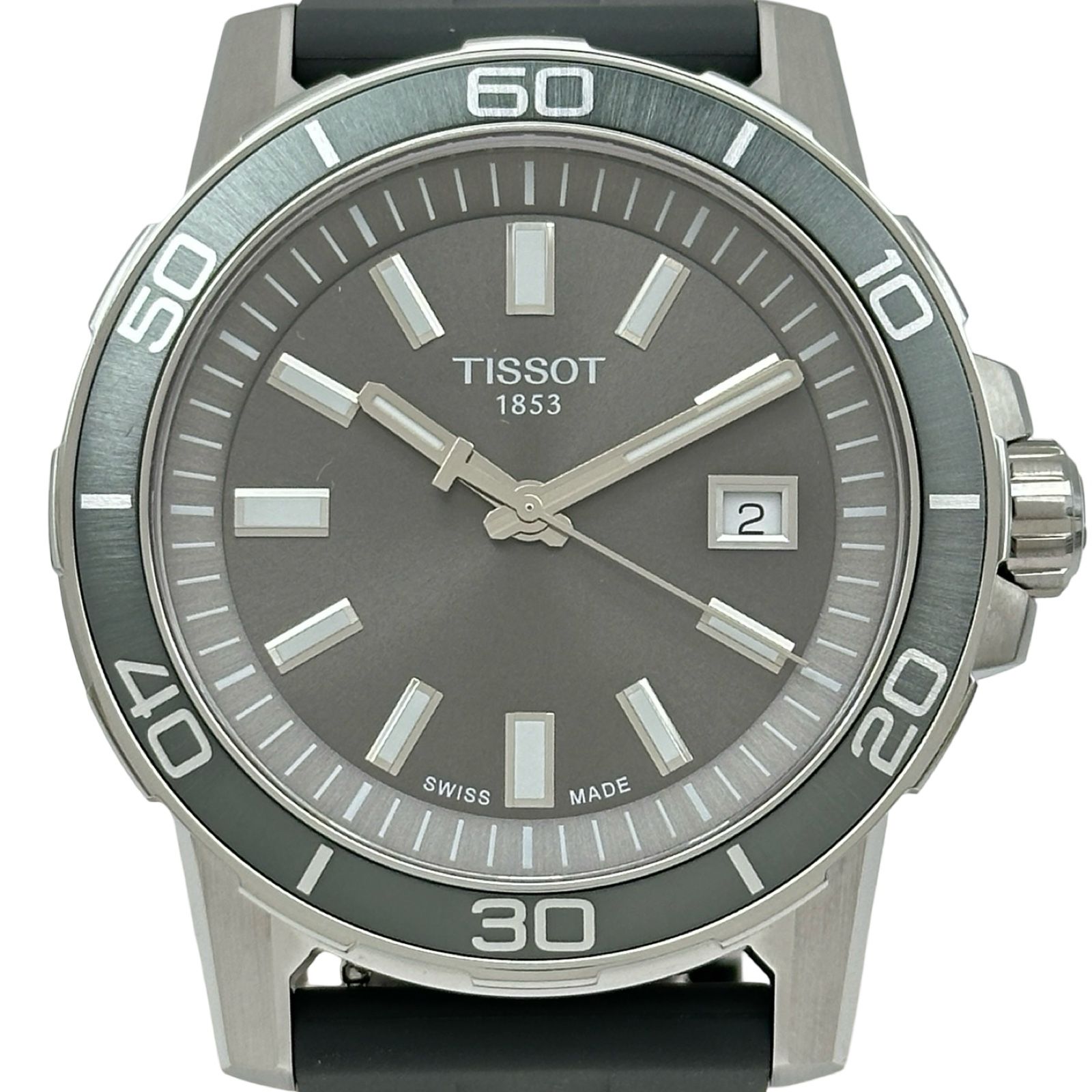 ティソ TISSOT Tスポーツ T125.610.17.081.00 グレー ステンレススチール クオーツ メンズ 腕時計