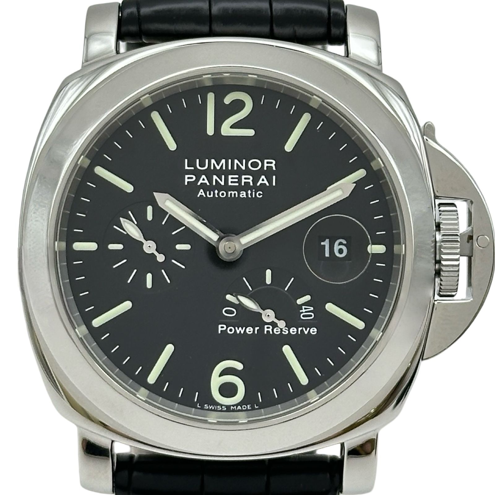 パネライ PANERAI ルミノール パワーリザーブ PAM00090 ブラック