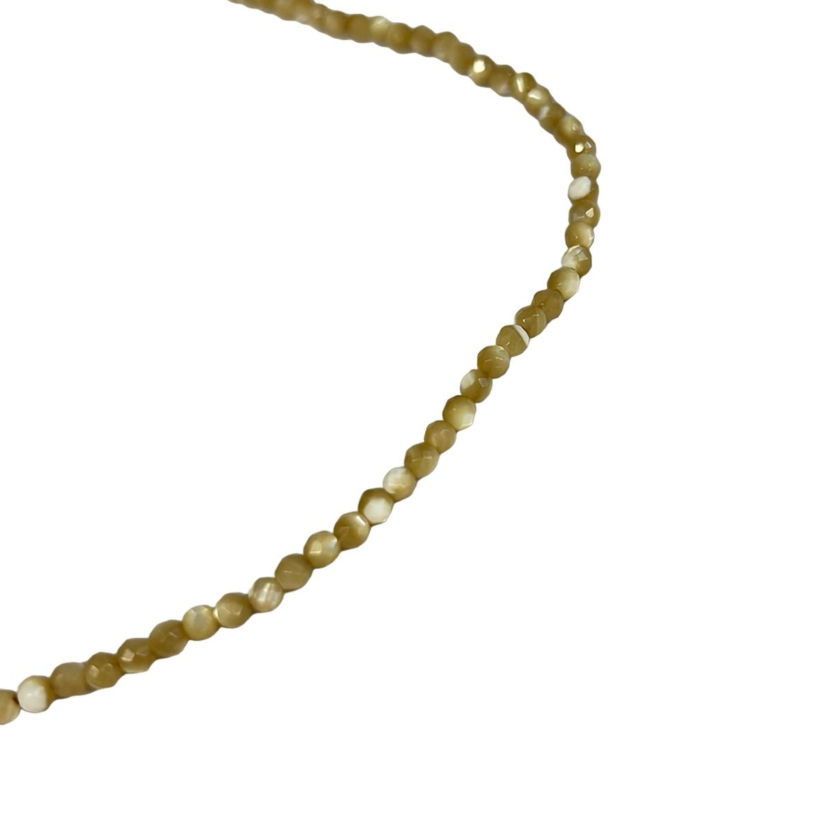CHAN LUU チャンルー K14 ダイヤモンド ネックレス 14K ゴールド Chan Luu(チャンルー) ネックレス - ゴールド×ベージュ - メルカリ