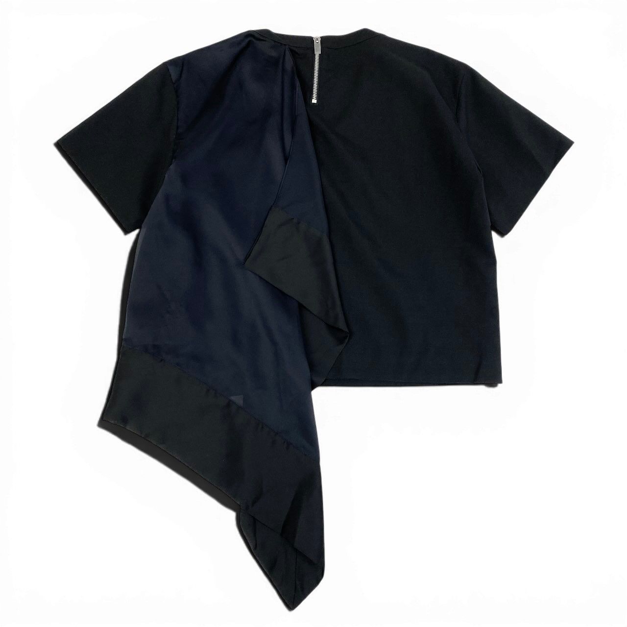 Sacai サカイ 21SS Suiting Mix Pullover 半袖 トップス ブラック