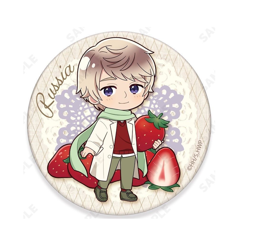 ロシア ヘタリア World☆Stars -Fruit Party- トレーディング缶バッジ