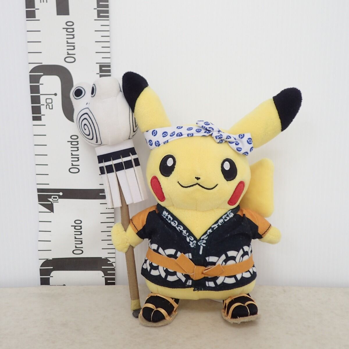 ポケモンセンター ぬいぐるみ 火消し姿のピカチュウ 紙タグ無