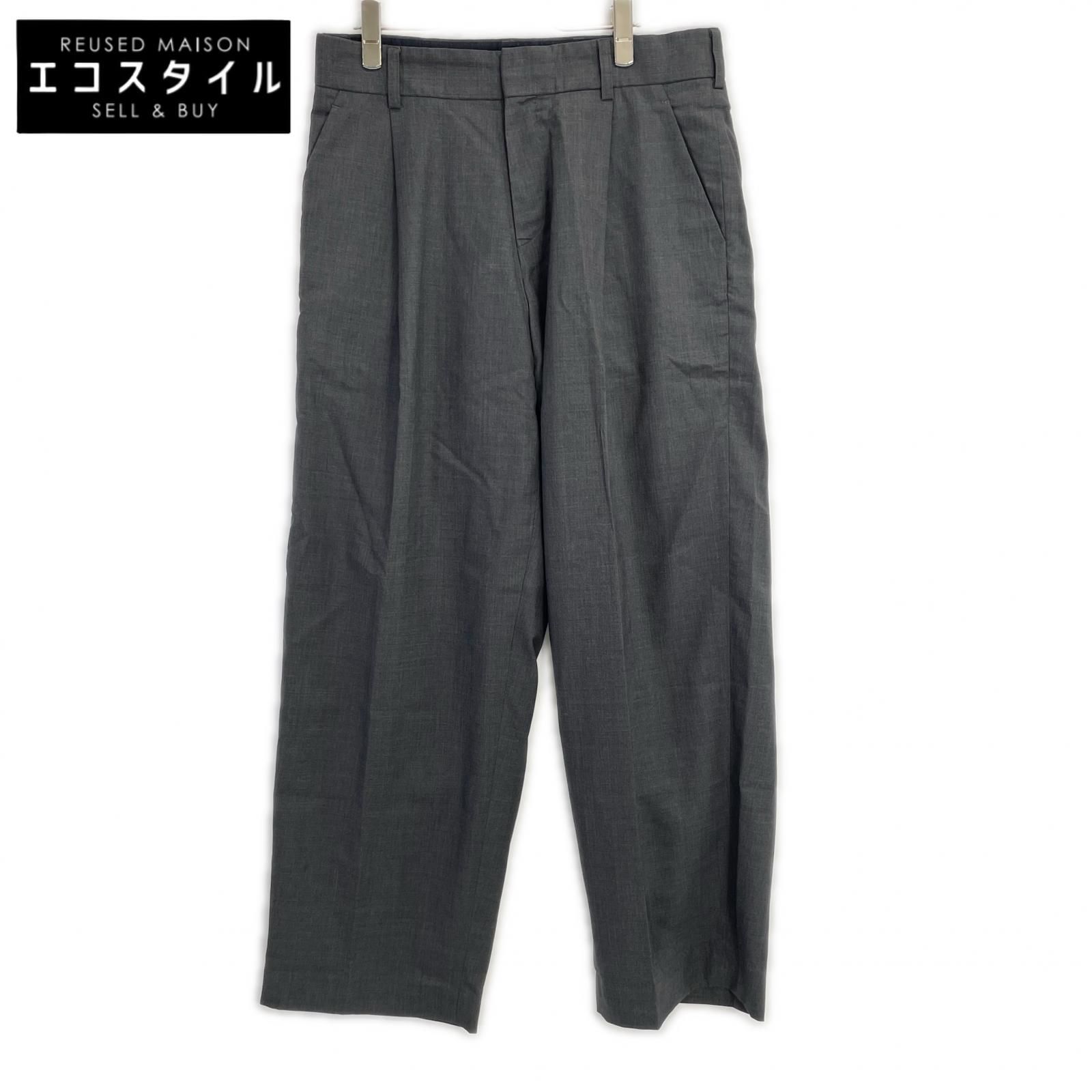 kolor カラー 23SS 23SCM-P13109 チャコールグレー トロピカルウール