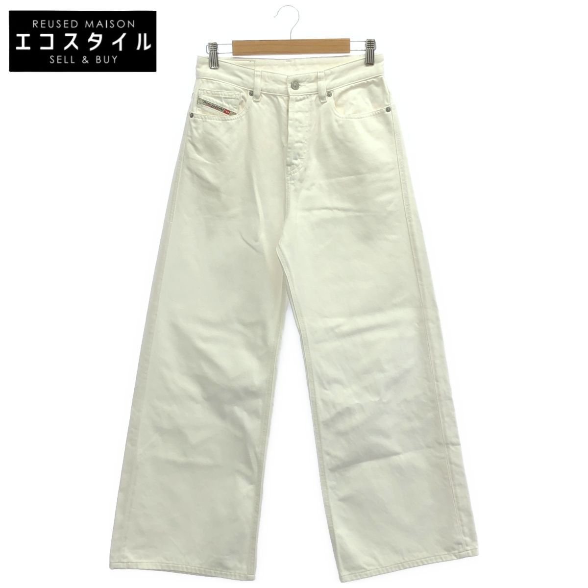 DIESEL　ディーゼル　ホワイト 1996 D-SIRE ワイドパンツ　W24 19,174円