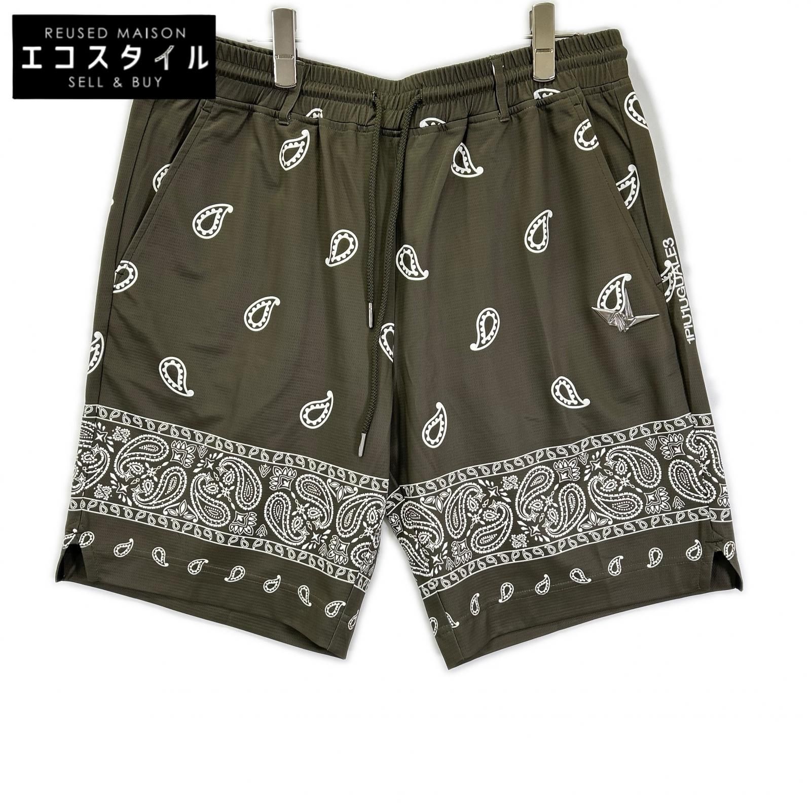 1piu1uguale3　ウノピゥウノウグァーレトレ　GRP182-GPE006 カーキ GOLF BANDANA SHORTS パンツ　Ⅵ 15,761円