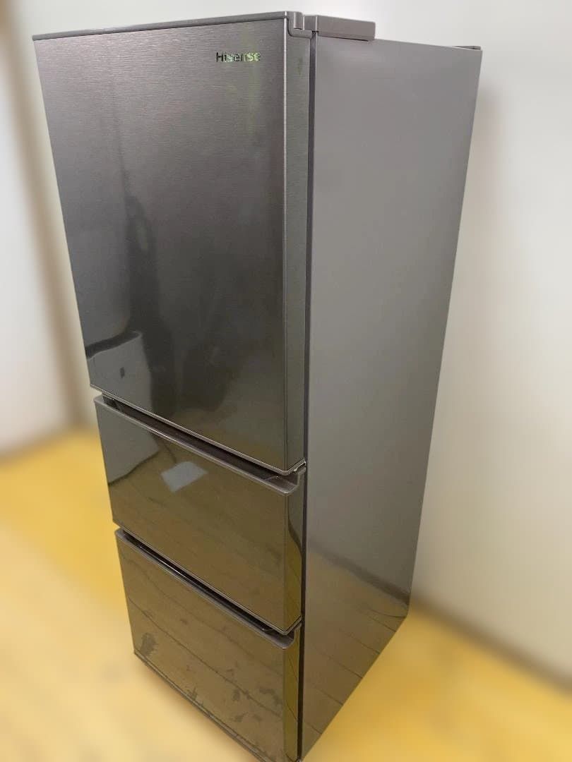 美品 高年式 2024年製 Hisense ハイセンス 283L 3ドア 冷凍冷蔵庫 HR