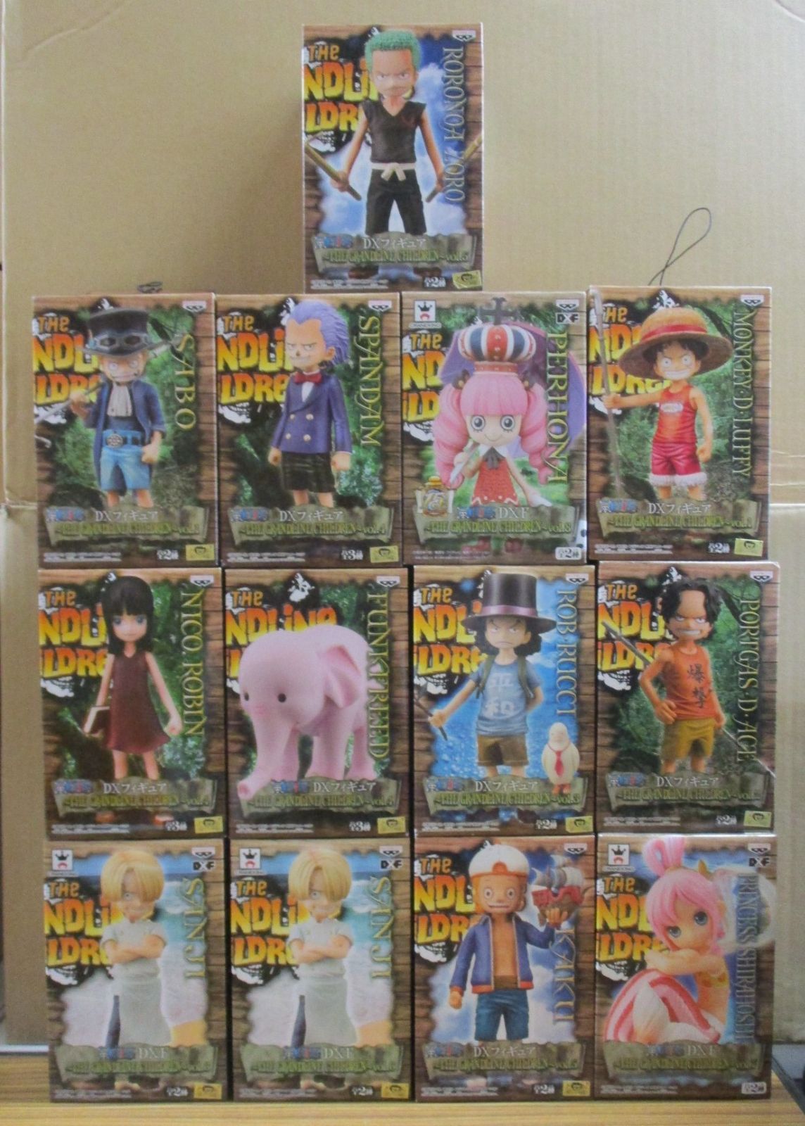 バンプレスト ONE PIECE DXフィギュア THE GRANDLINE CHILDREN 13種 未開封品