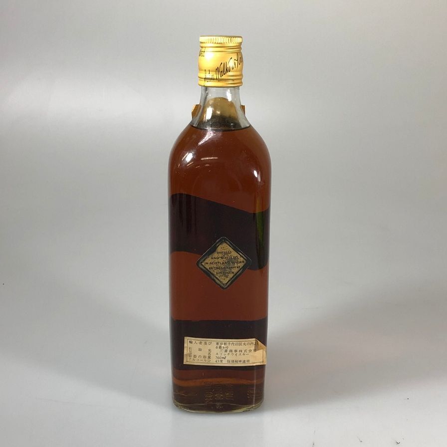 ジョニーウォーカー ブラックラベル 12年 金キャップ 750ml - メルカリ