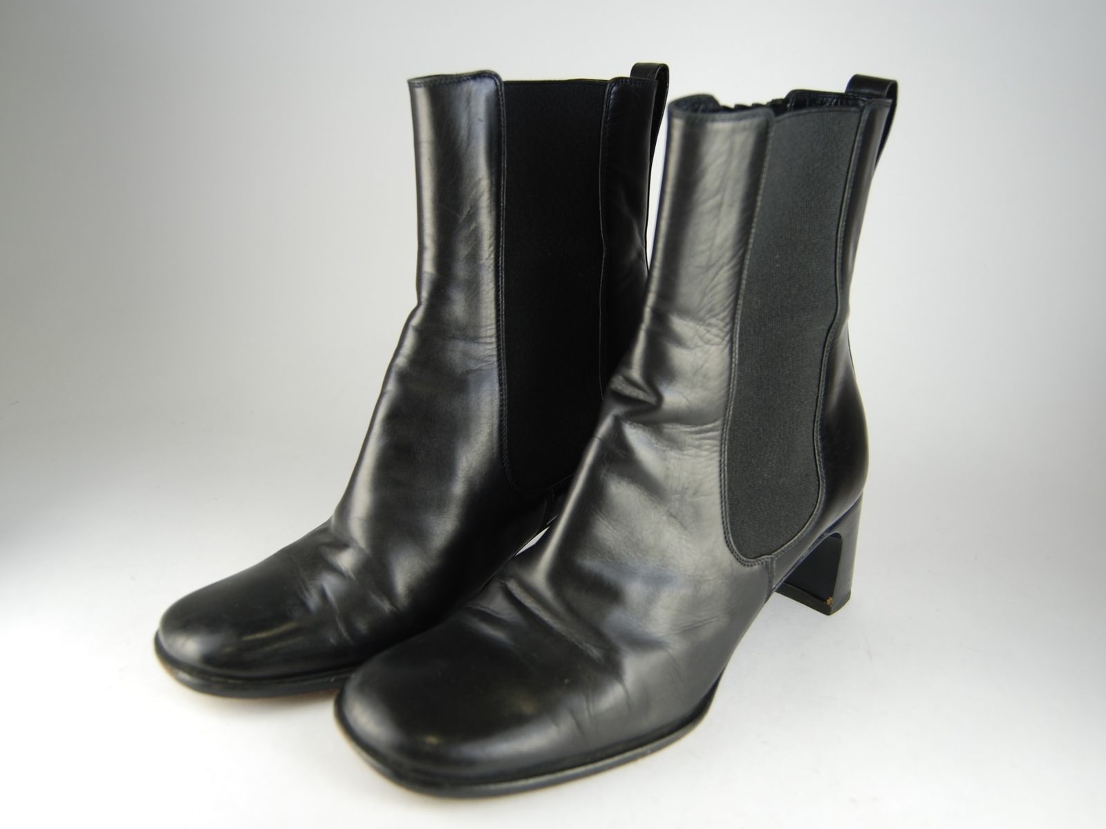 【USED/B】GUCCI グッチ サイドゴアブーツ サイズ36C(23㎝くらい) ブラック