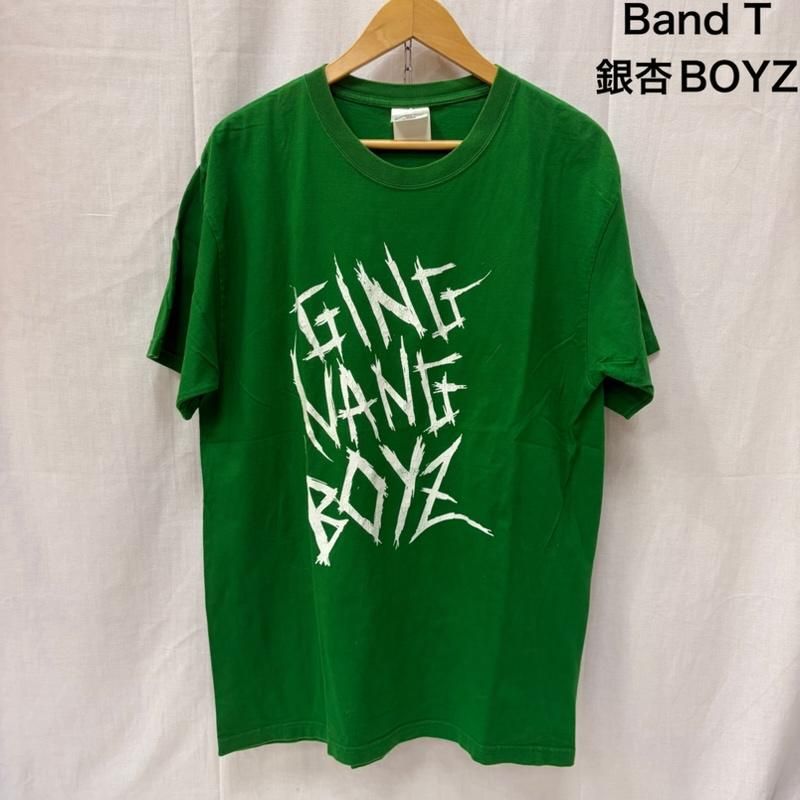 古着 銀杏BOYZ GING NANG BOYS 初期 プリントTシャツ バンT Green L