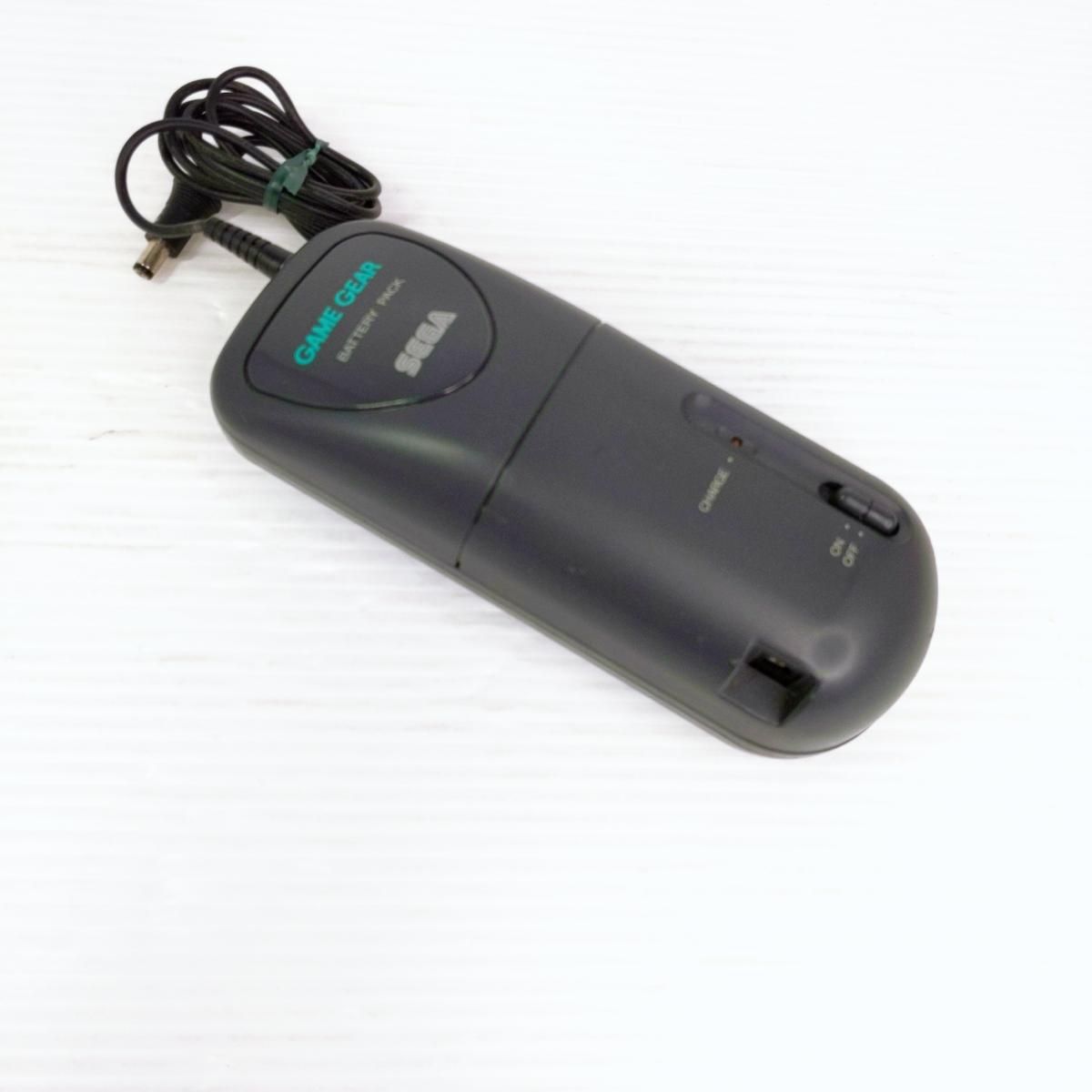 中古現状品】セガ ゲームギア本体 充電式バッテリーパックセット〇YR