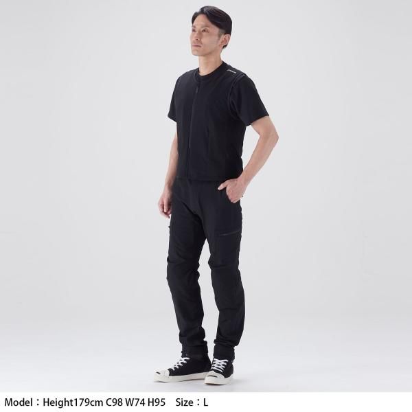 RS TAICHI RSタイチ TSV001 T-SABEエアバッグベスト カラー：BLACK サイズ：S