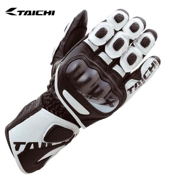 RS TAICHI RSタイチ NXT053 KID'S GP-X レーシング グローブ カラー:WHITE/BLACK サイズ:M(KID'S)