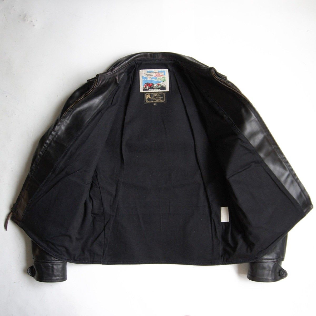 ビッグサイズ42/美品】AERO LEATHER【ハーフベルト ホースハイド 