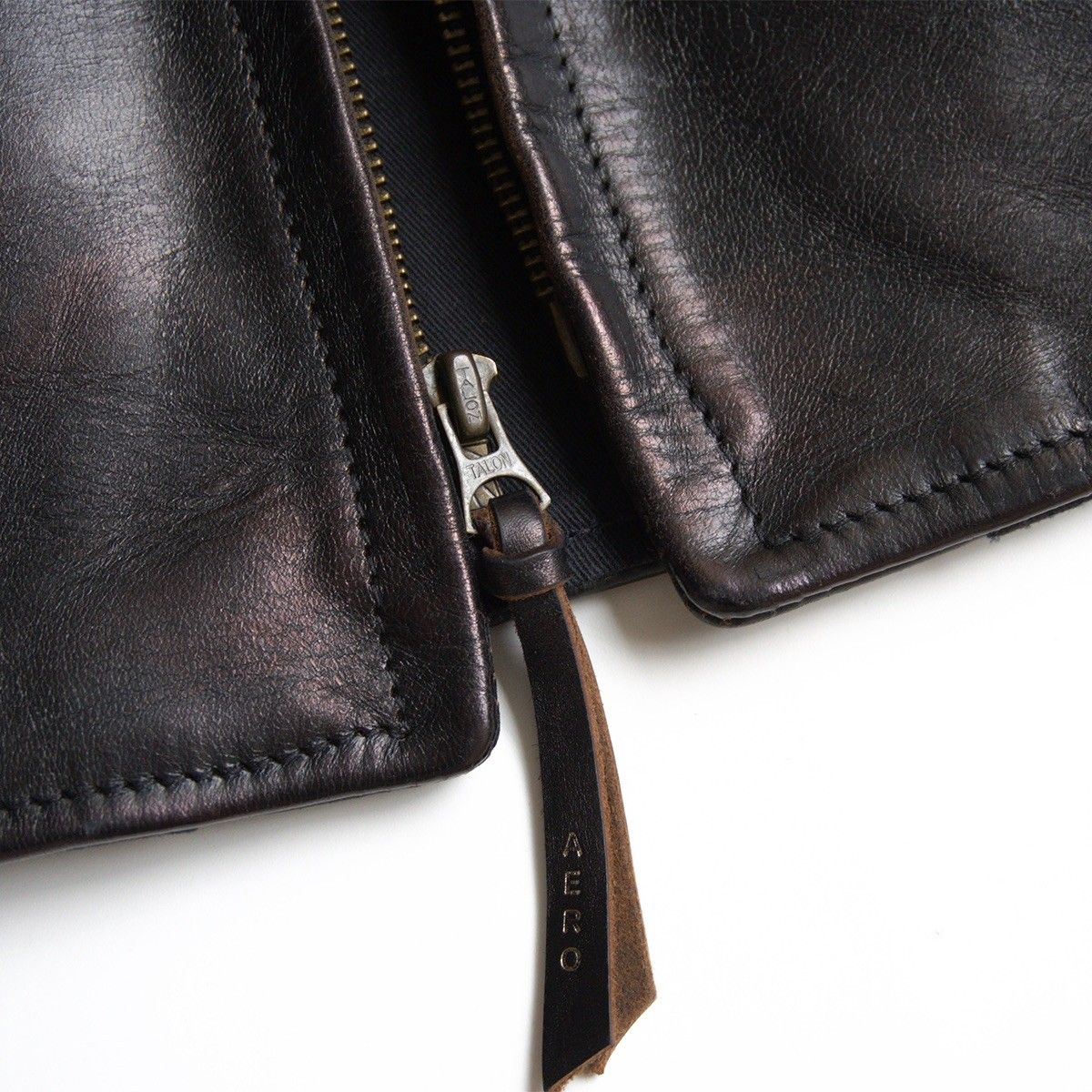 ビッグサイズ42/美品】AERO LEATHER【ハーフベルト ホースハイド
