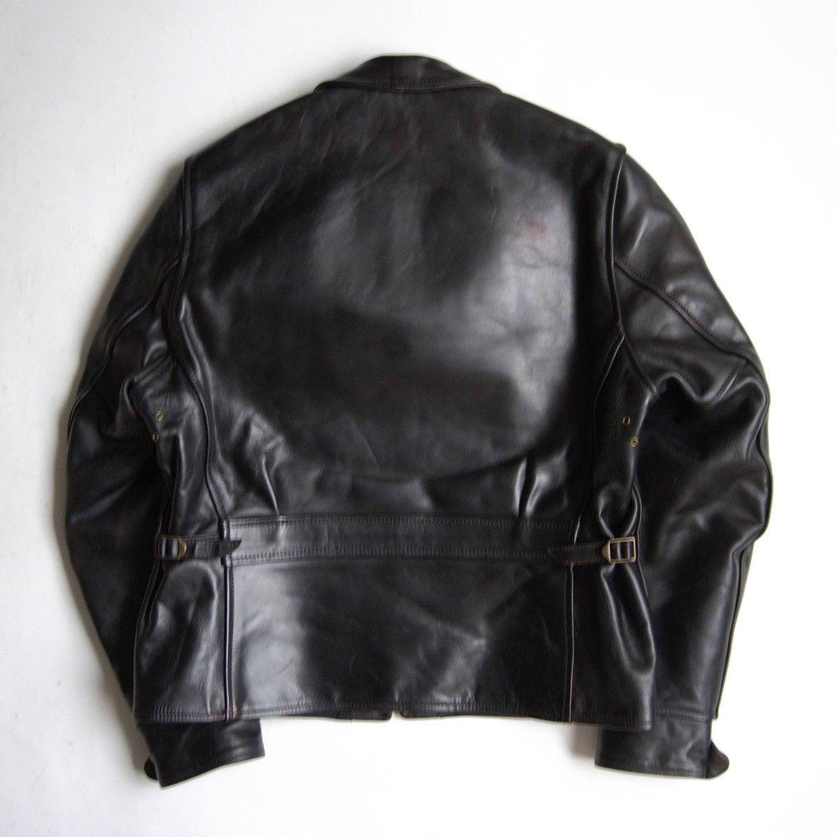 ビッグサイズ42/美品】AERO LEATHER【ハーフベルト ホースハイド