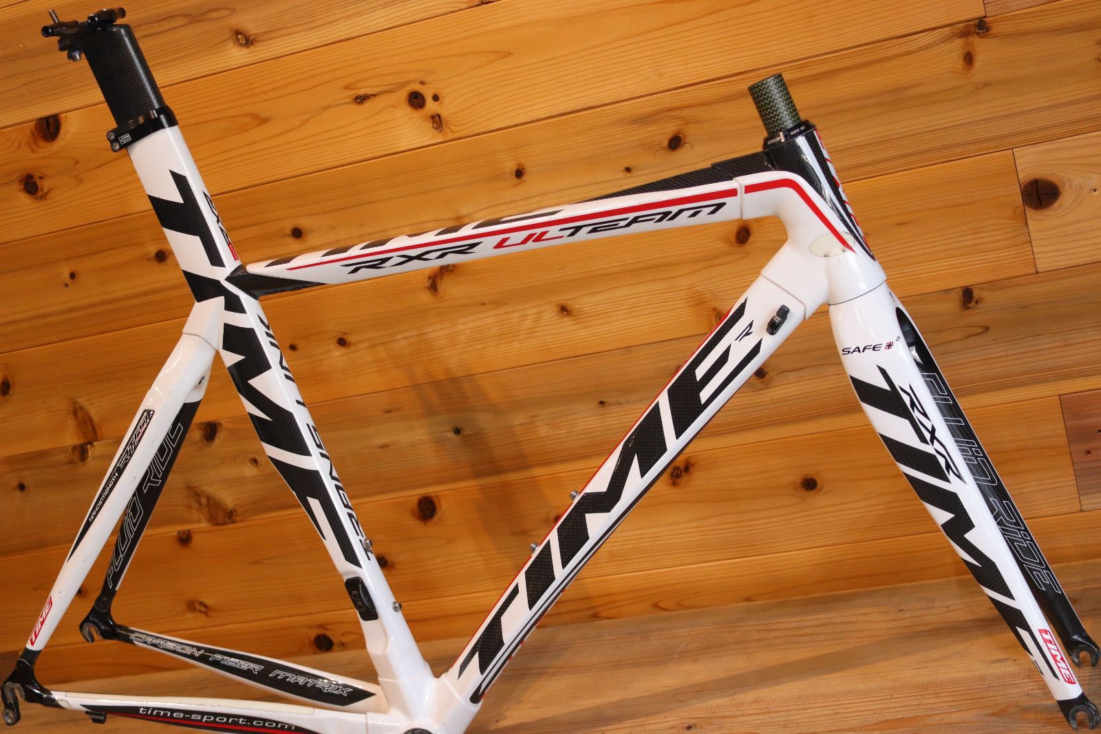 タイム TIME RXR ULTEAM 2009頃モデル XSサイズ カーボン ロードバイク フレームセット 【広島店】