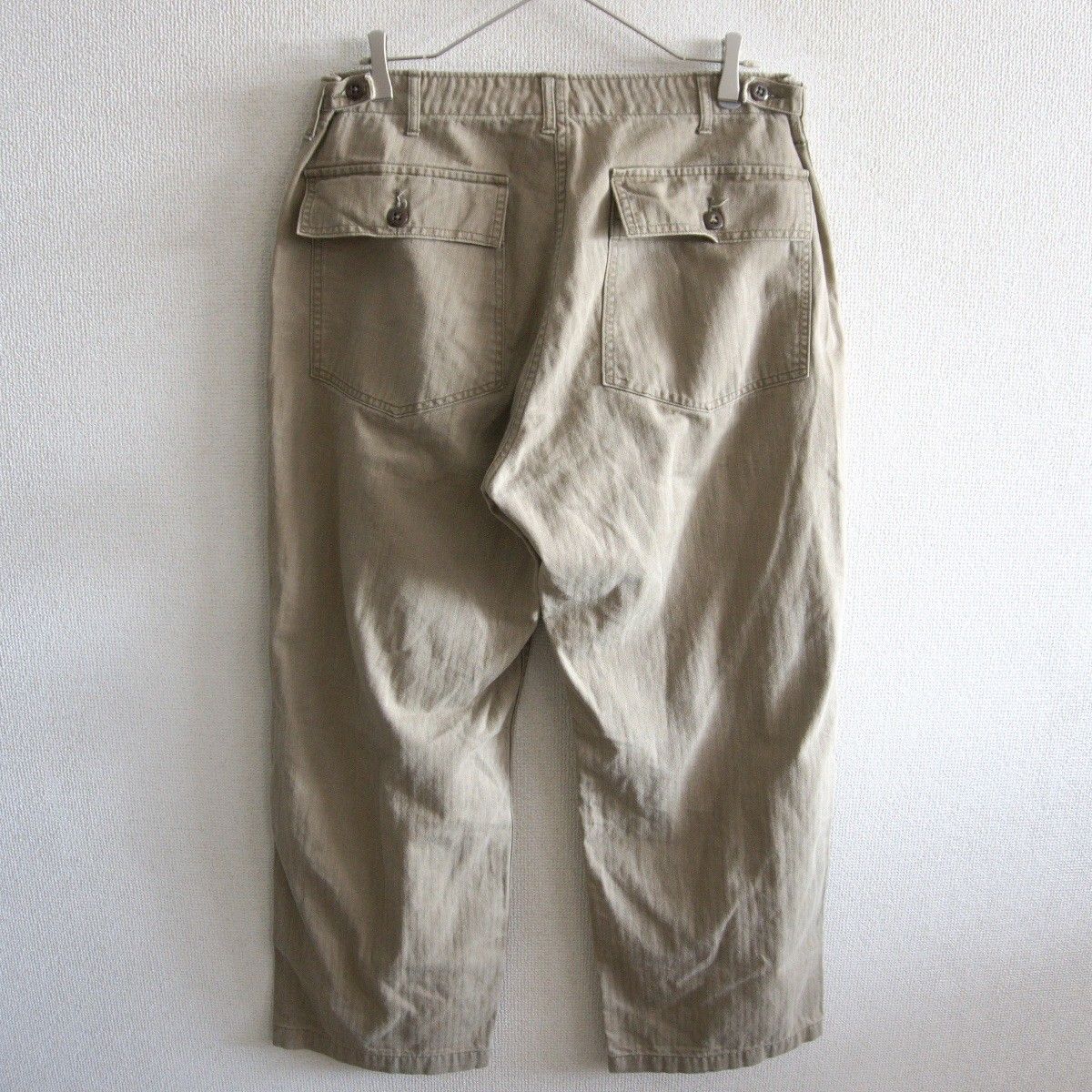 美品】 WAREHOUSE【Lot 1086 ヘリンボーン ベイカーパンツ HBT