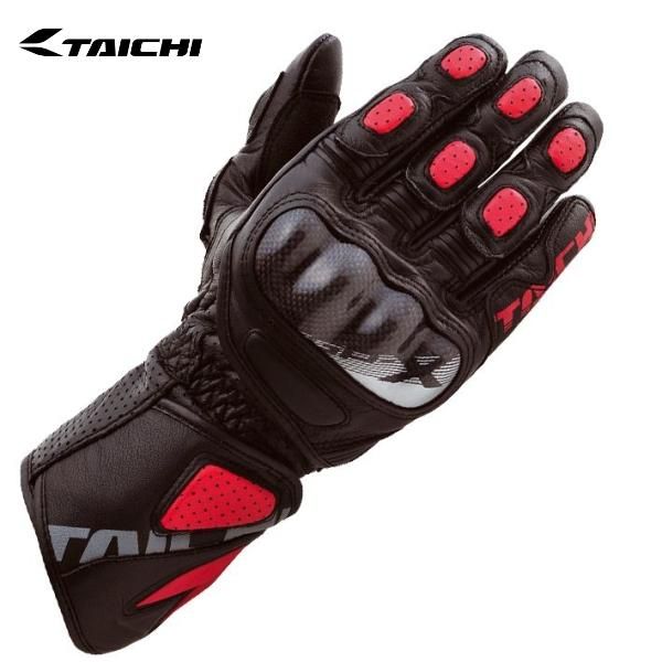 RS TAICHI RSタイチ NXT053 GP-X レーシング グローブ カラー:BLACK/RED サイズ:XXL