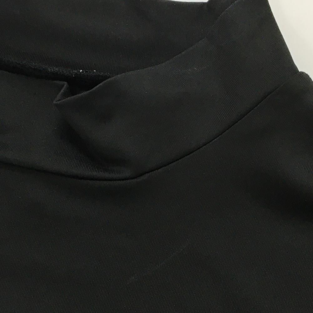 美品】ブリーフィング 半袖ハイネックシャツ 黒×レッド 胸・バックロゴ