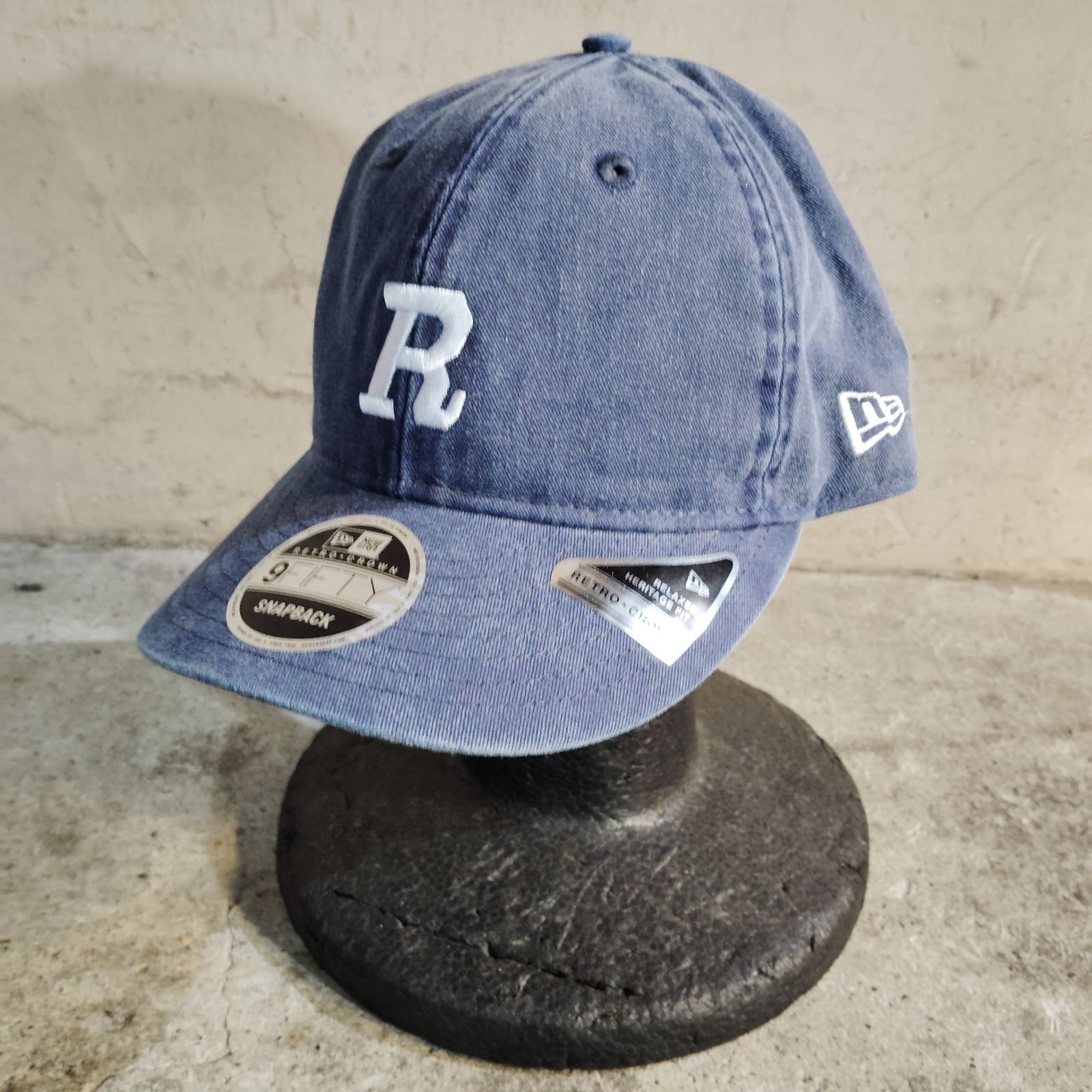 Ron Herman × New Era Pigment Fade R Logo Cap キャップ ブルー ロン