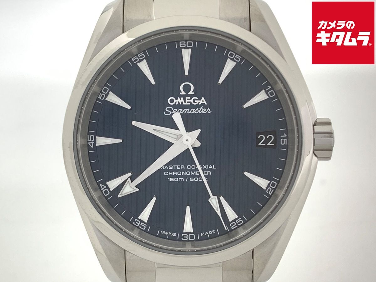 【中古】 【良品】 オメガ(OMEGA) シーマスター アクアテラ ブルー 231.10.39.21.03.002 ステンレススティール