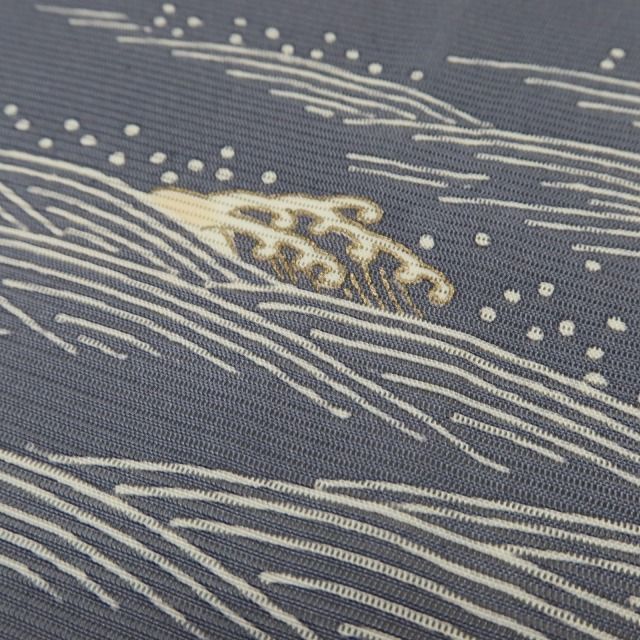 百華❀Y5365◆美品 夏着物 一つ紋 絽 波頭 正絹 手縫い仕立て 訪問着 百華❀Y5365◆美品 夏着物 一つ紋 絽 波頭 正絹 手縫い仕立て 訪問着