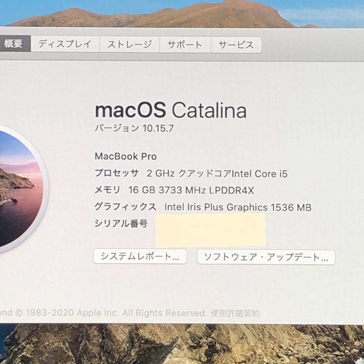 ◇ジャンク品・本体のみ◇Apple MacBook Pro (13インチ 2020