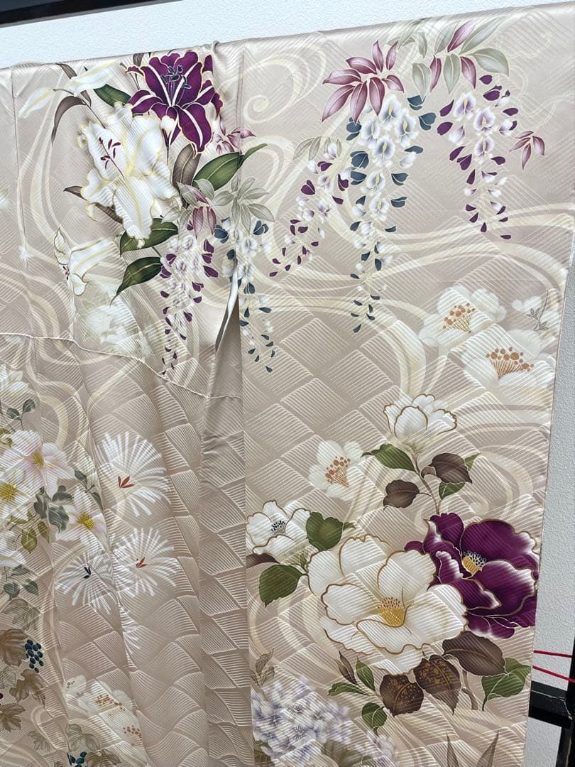 振袖 ラメ刺繍 金彩 身丈170cm 新品未使用品 MO3873 - メルカリ