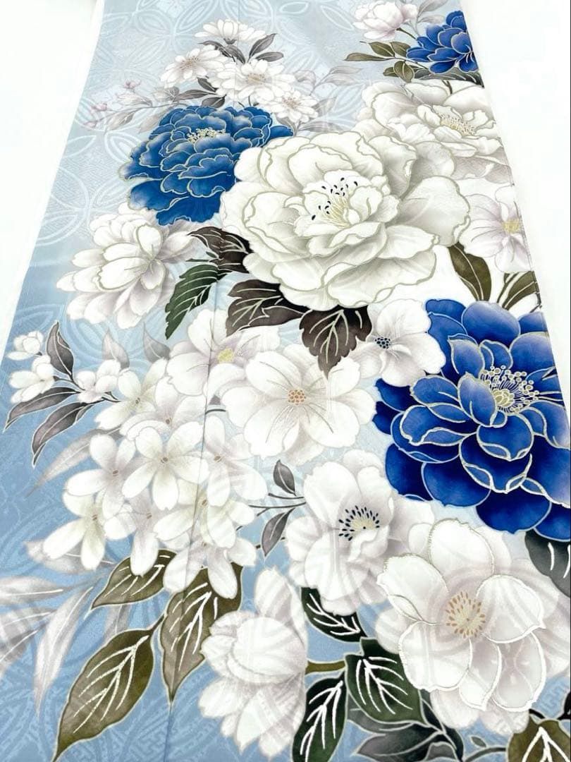 2026新作 ラメ刺繍 金彩 牡丹 新品未使用品 身丈171cm MO3868 - メルカリ