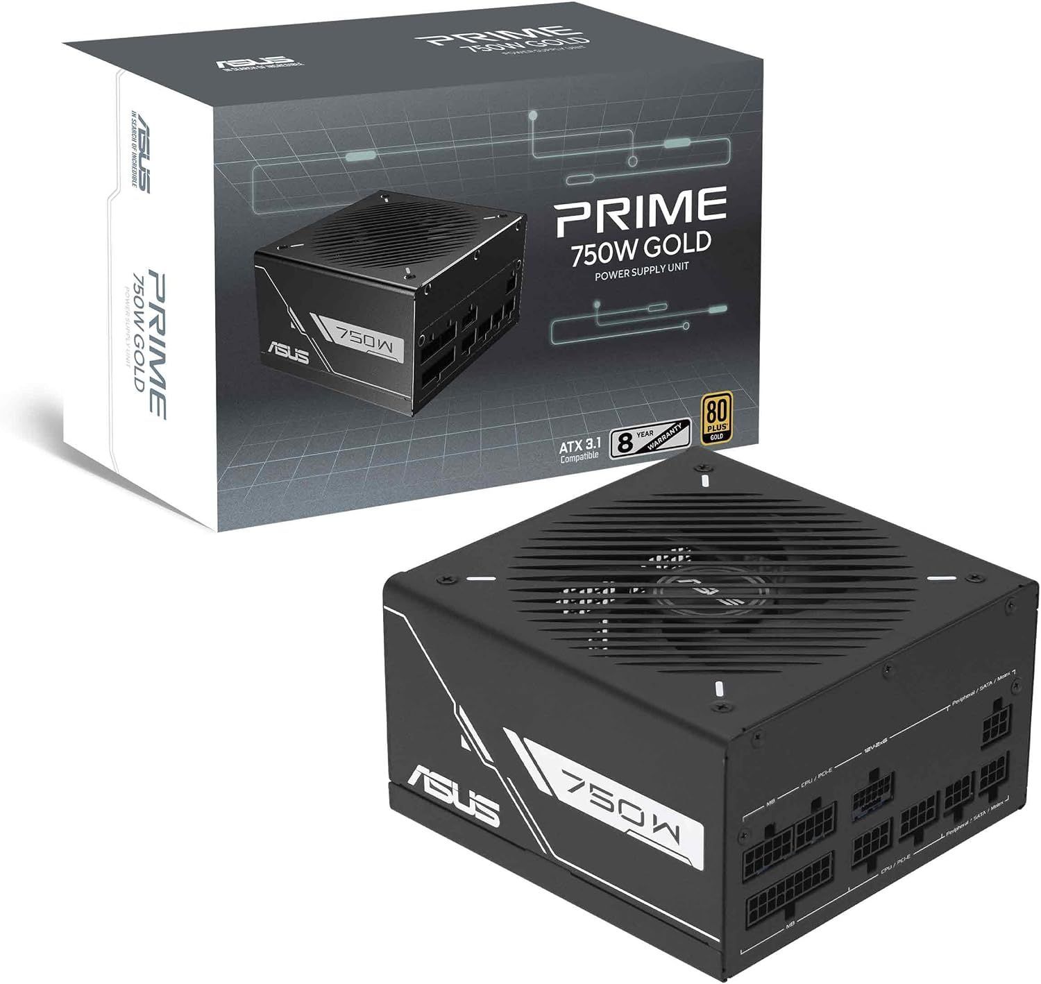 ★ASUS PRIME-750G 750W 80PLUS GOLD ATX3.1 PCIe 5.1 ++925129　B0H6KVKVCR