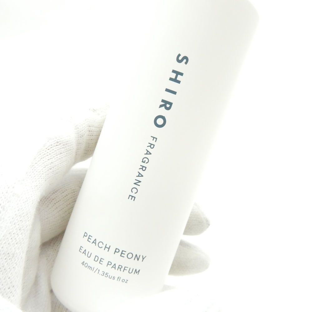美品 shiro シロ ピーチピオニー 香水 40ml 残量多 オードパルファン
