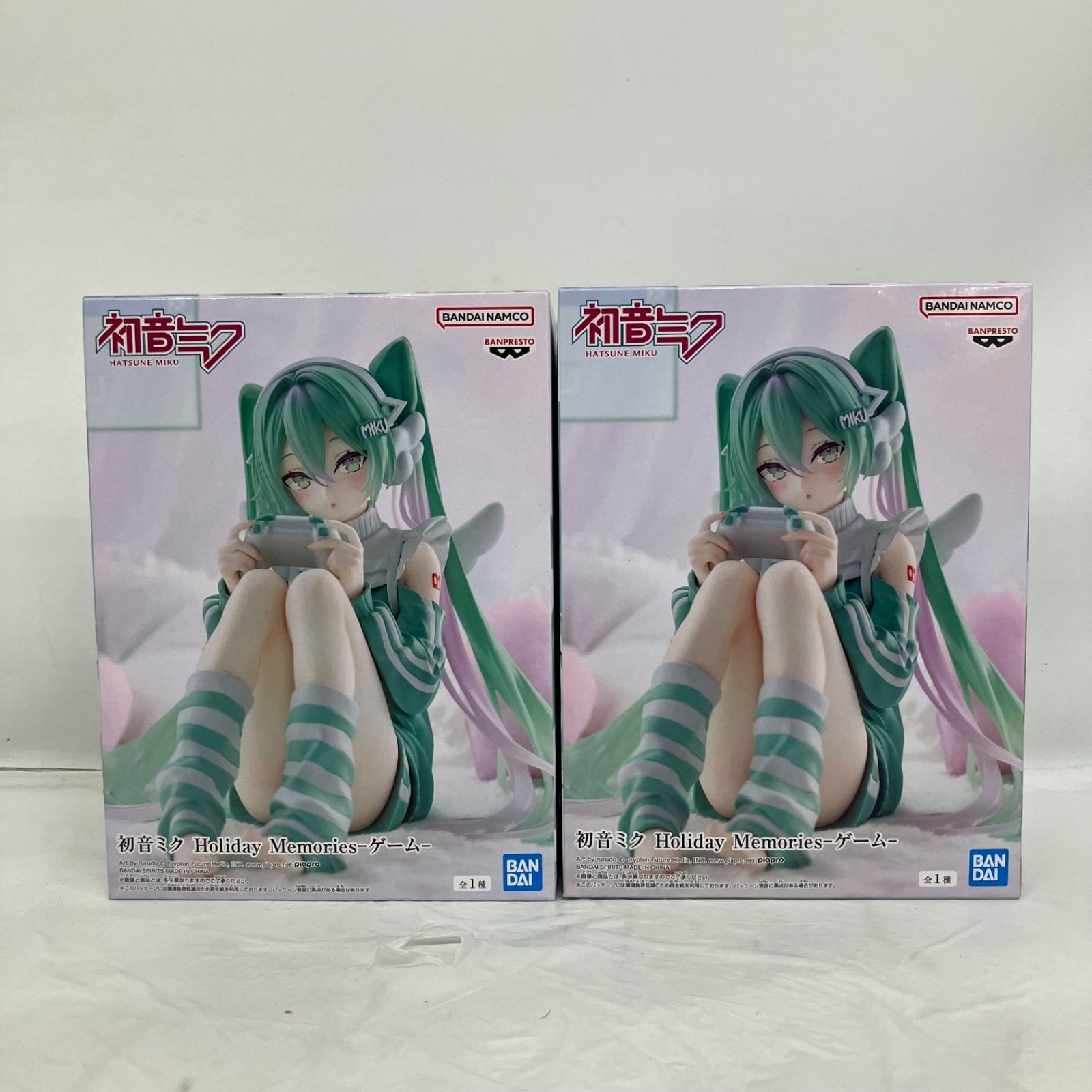 未開封 初音ミク Holiday Memories ゲーム フィギュア 2個セット